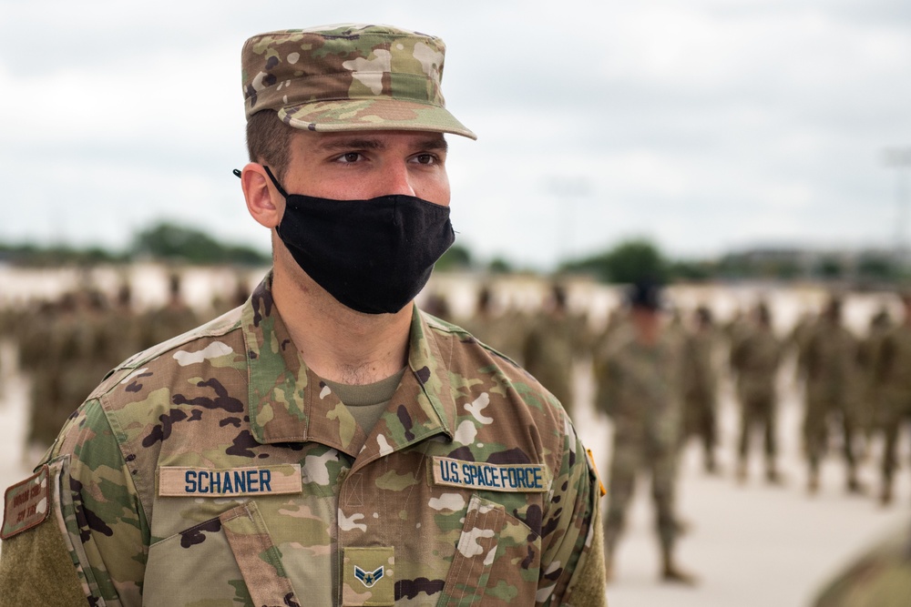 U.S. Air Force Basic Military Training Graduation and Coining Ceremony