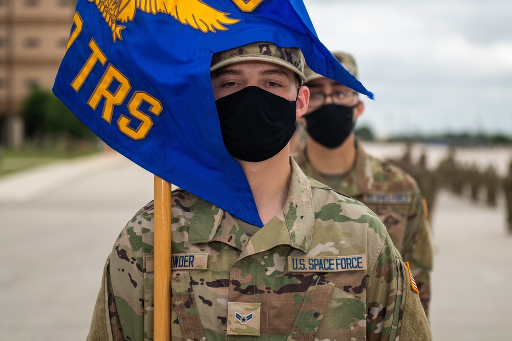 U.S. Air Force Basic Military Training Graduation and Coining Ceremony