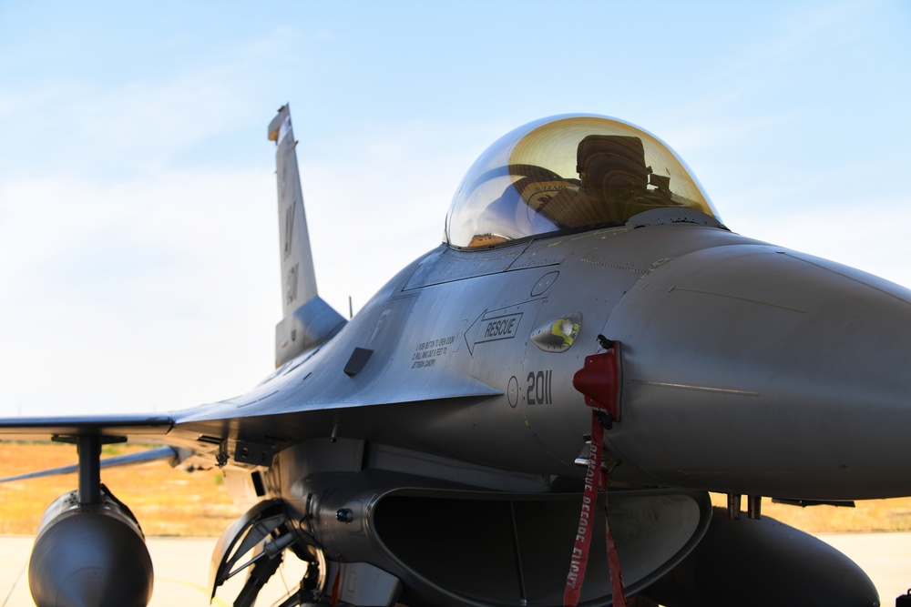 U.S. F-16’s land at Ben Guerir for African Lion 21