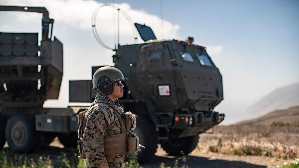 HIMARS Platoon Conducts Fires EAB Mission at San Clemente Island