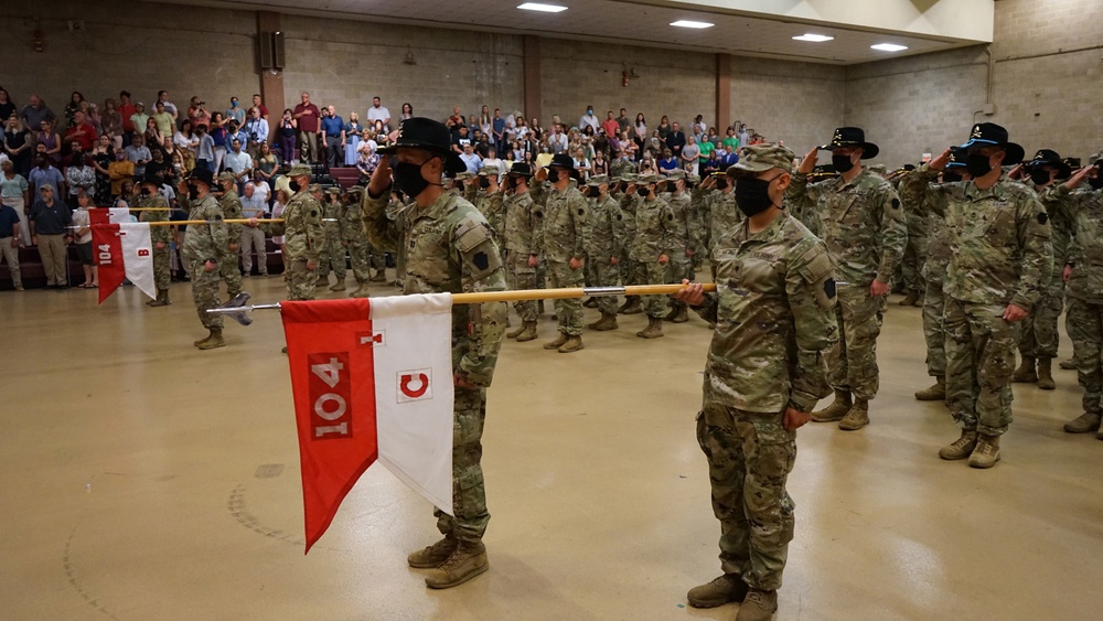 1-104th Cav. Soldiers depart for Middle East deployment