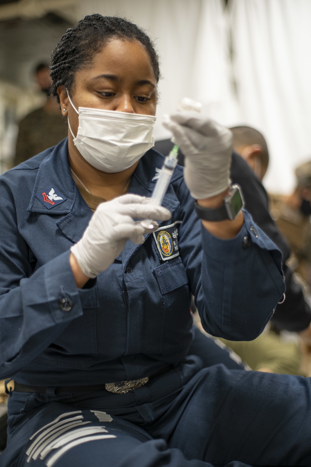 11th MEU Marines, USS Portland Sailors Train for Valkyrie Blood Transfusion