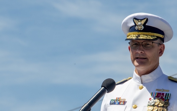 Coast Guard Pacific Area holds change of command ceremony