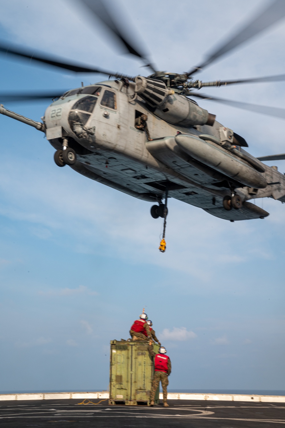 CLB-15 Marines conduct helicopter support team training