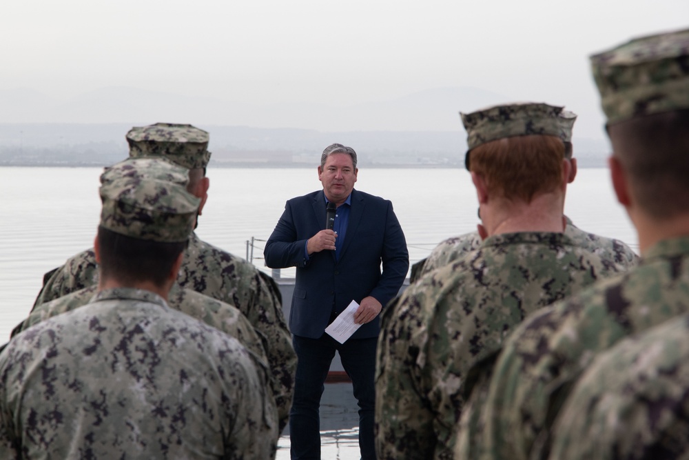 Amphibious Construction Battalion 1 and USS Stethem Hold Cross-Command Robert Stethem Memorial Event