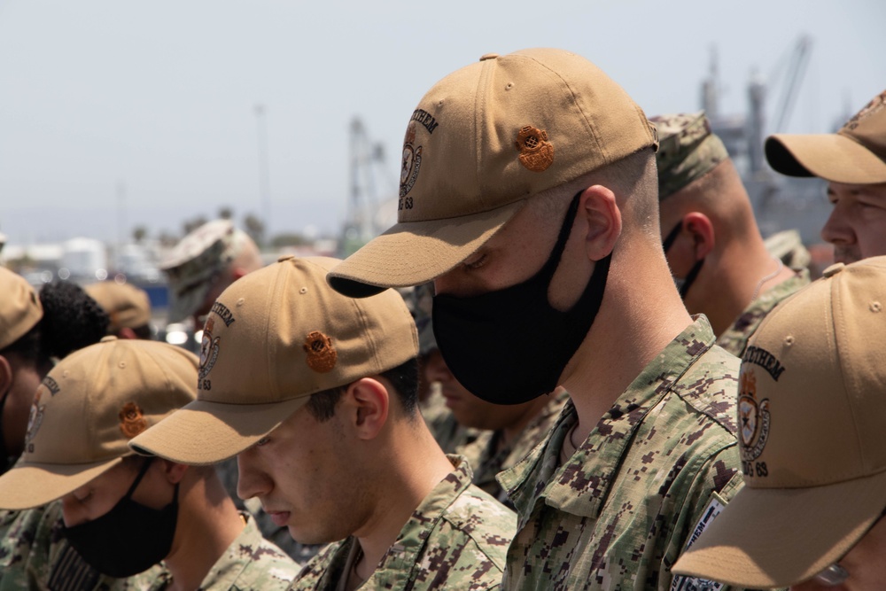 Amphibious Construction Battalion 1 and USS Stethem Hold Cross-Command Robert Stethem Memorial Event