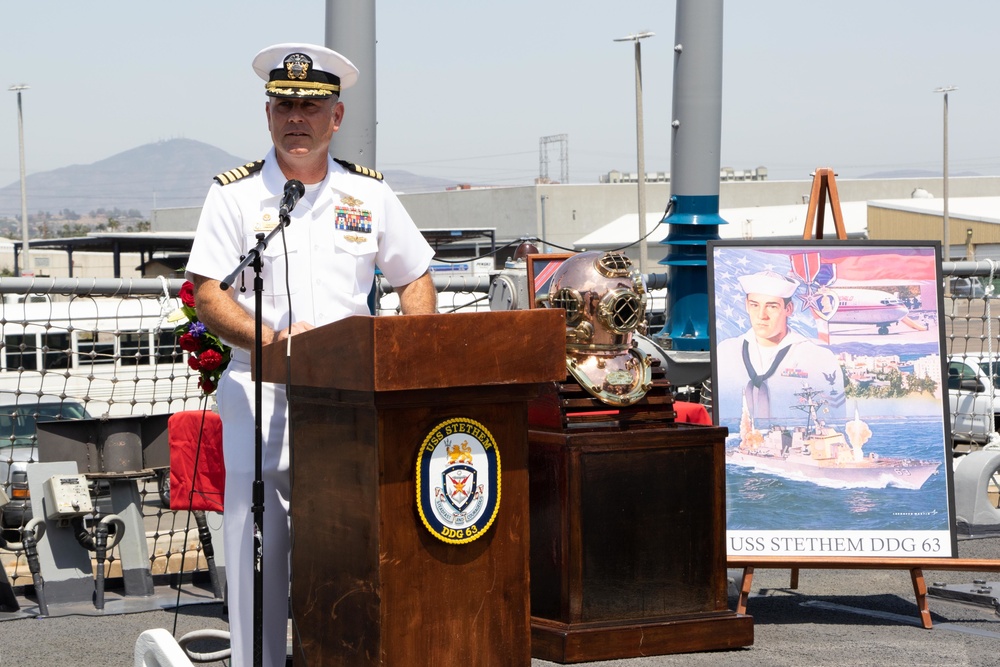 Amphibious Construction Battalion 1 and USS Stethem Hold Cross-Command Robert Stethem Memorial Event