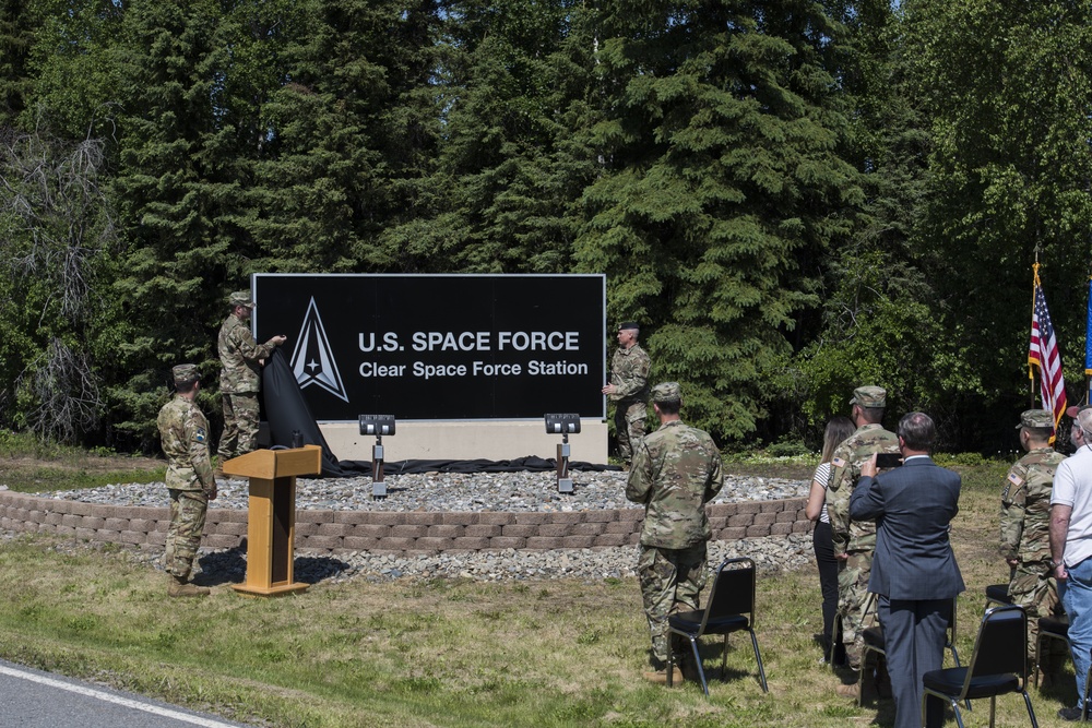 Clear Air Force Station renamed as Clear Space Force Station