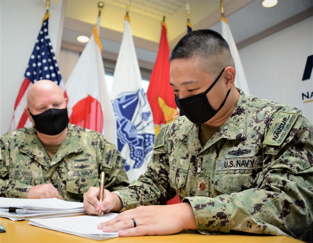 NAVSUP Fleet Logistics Center Yokosuka Worldwide Expeditionary Multiple Award Contract Signing