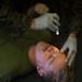 US Marines and Sailors conduct a live fresh old blood transfusion demonstration