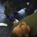 US Marines and Sailors conduct a live fresh old blood transfusion demonstration