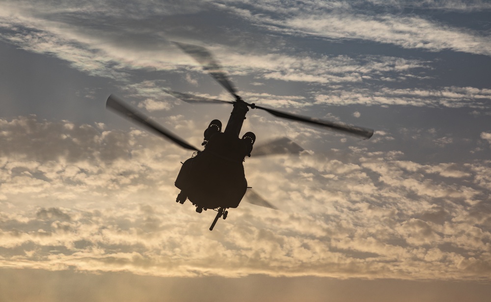 African Lion 2021 - 19th Special Forces Group Night Fast Rope