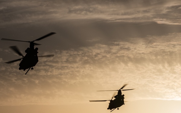 African Lion 2021 - 19th Special Forces Group Night Fast Rope