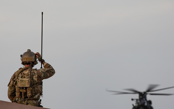 African Lion 2021 - 19th Special Forces Group Night Fast Rope