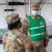 Brig. Gen. Janeen Birckhead Thanks Soldiers at Regency Stadium Vaccination Site