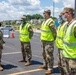 Brig. Gen. Janeen Birckhead Thanks Soldiers at Regency Stadium Vaccination Site