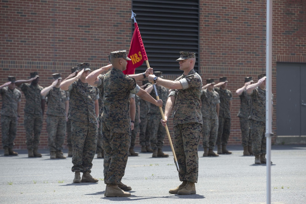Change of Command ceremony