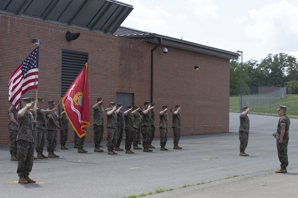 Change of Command ceremony
