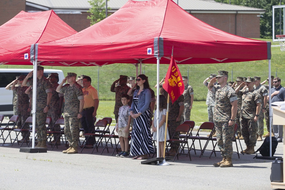 Change of Command ceremony