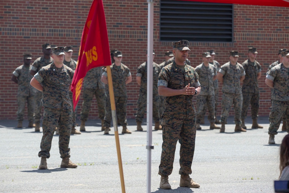 Change of Command ceremony