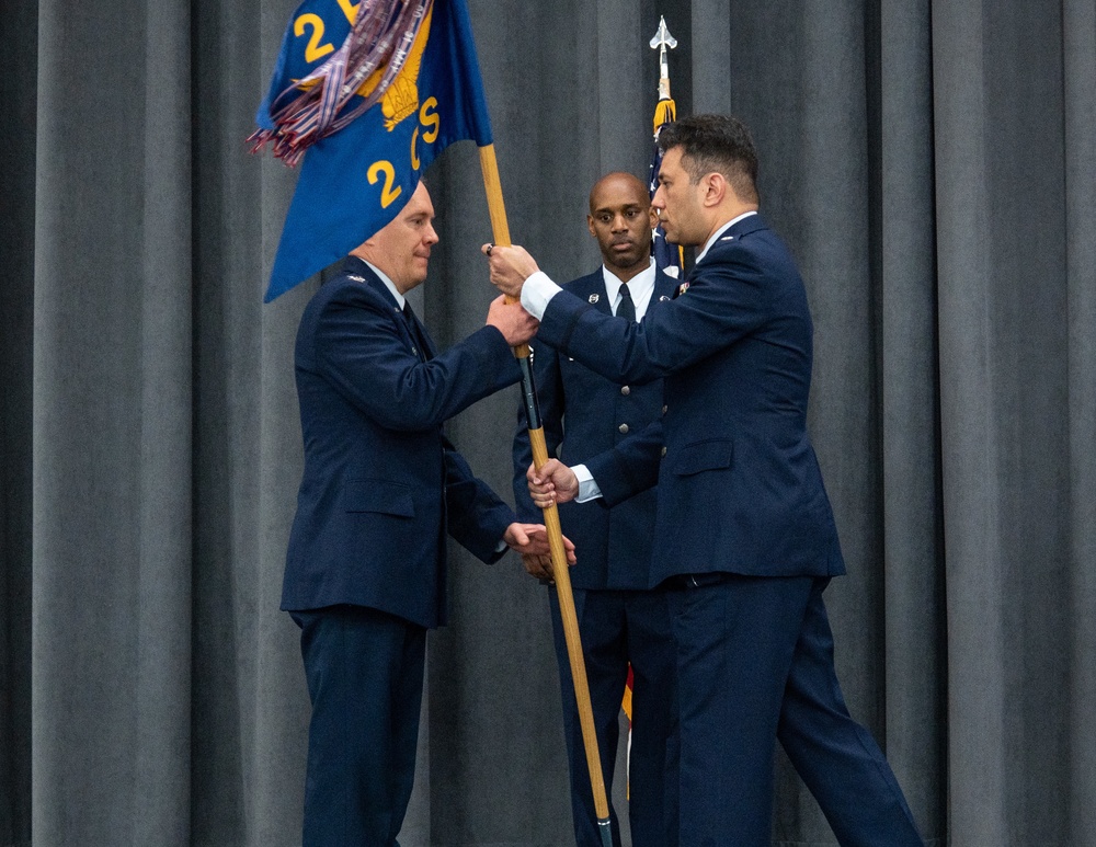 2nd Communications Squadron undergo change of command