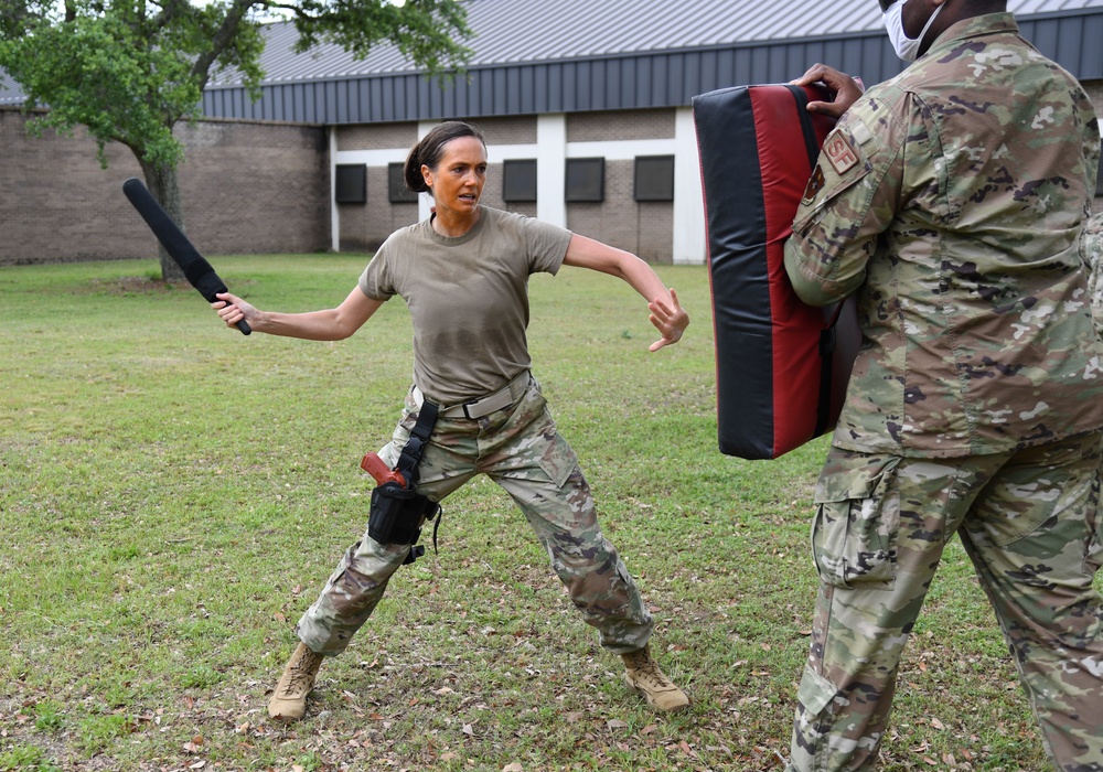 81st TRW commander receives 81st SFS training