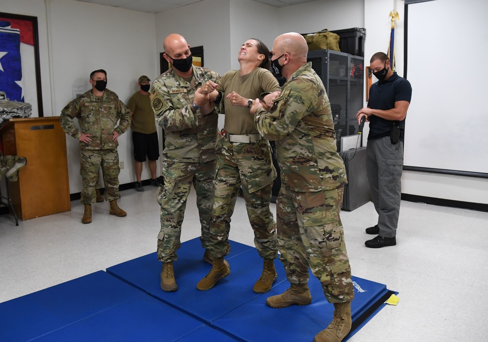 81st TRW commander receives 81st SFS training