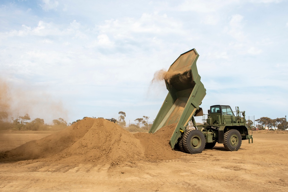 NMCB-3 Seabees Train With Heavy Equipment During CPX-4