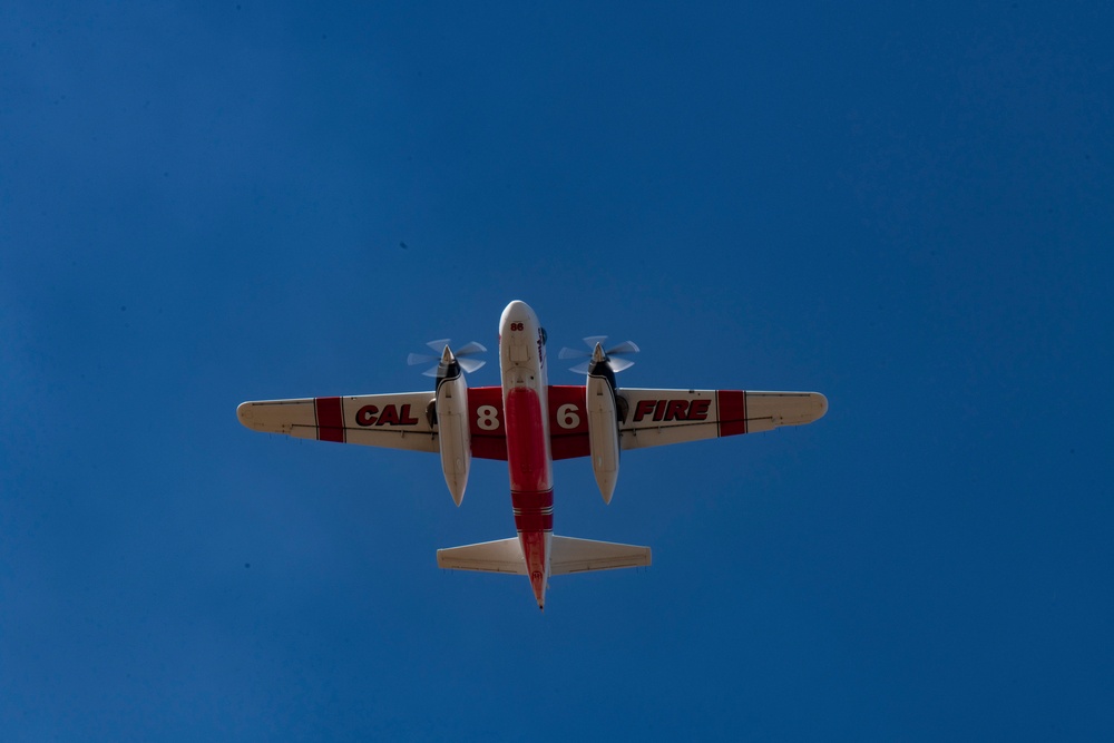Local Response to Intako Fire on Beale AFB