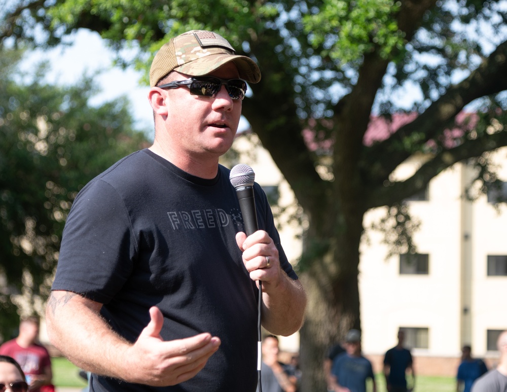 Barksdale hosts campus clean-up