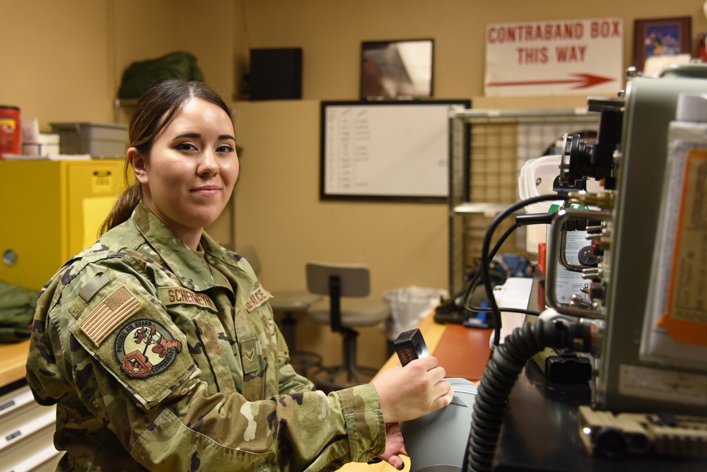 Aircrew flight equipment technician portrait