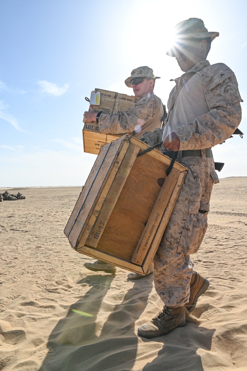 15th MEU Marines, Sailors prepare for mortar range