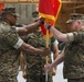 1st Marine Force Storage Battalion's Colors Change Hands