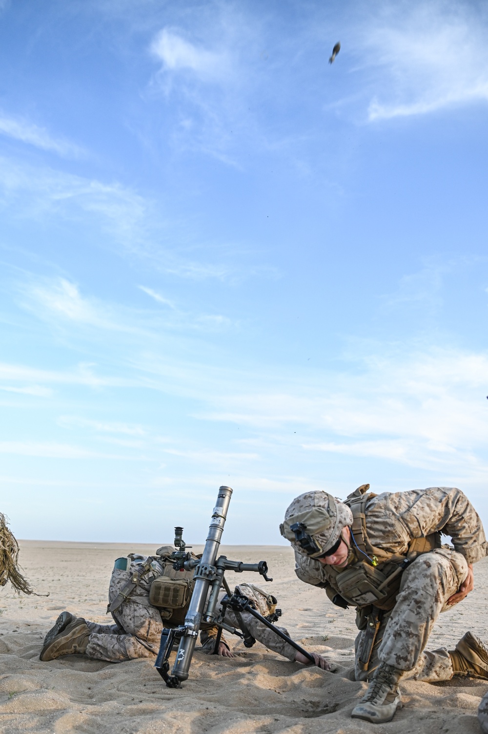 15th MEU Marines, Sailors conduct day, night mortar