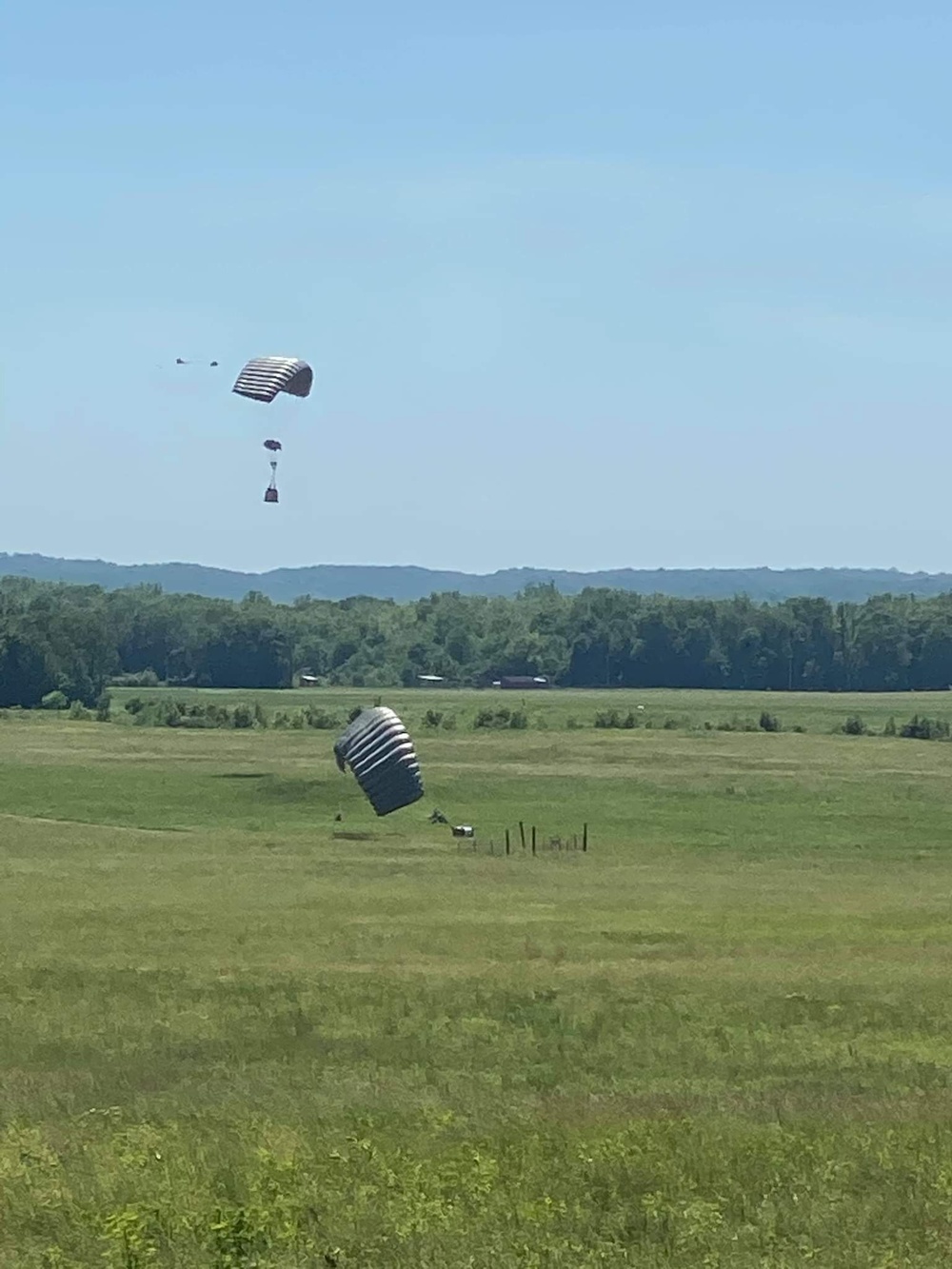 Indiana National Guard’s 338th Quartermaster drops into history