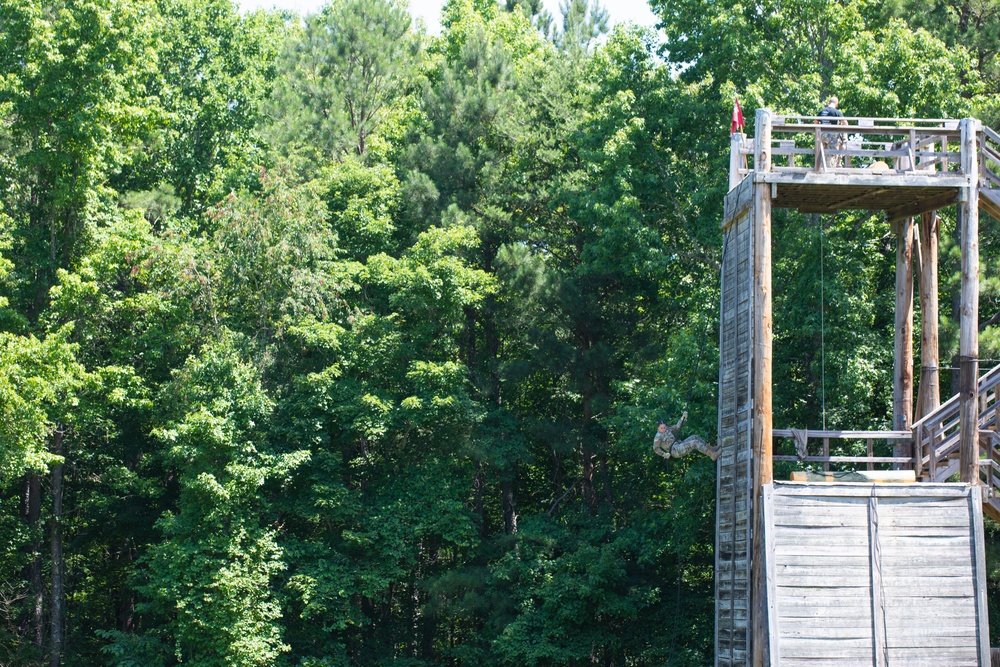 505th Engineer Battalion Soldiers Overcoming 40 feet