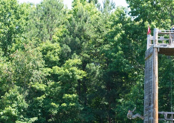 505th Engineer Battalion Soldiers Overcoming 40 feet