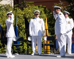 Henry M. Jackson Blue Conducts Change of Command
