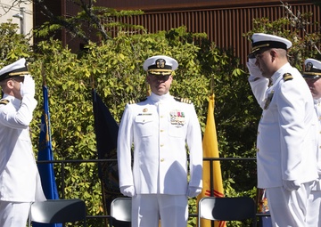 USS Henry M. Jackson Blue Crew Conducts Change of Command
