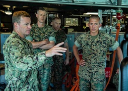 USS Tulsa (LCS 16) hosts U.S. Marine Corps Visits