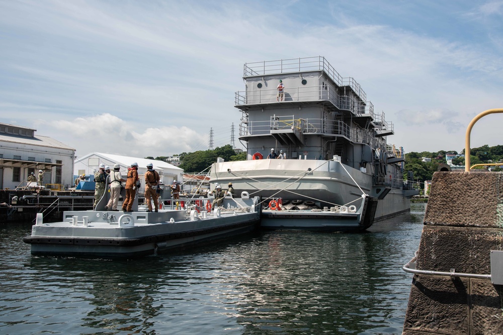 CFAY port operations supports a dry-docking evolution of YR85