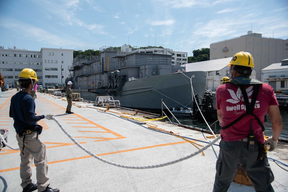 CFAY port operations supports a dry-docking evolution of YR85