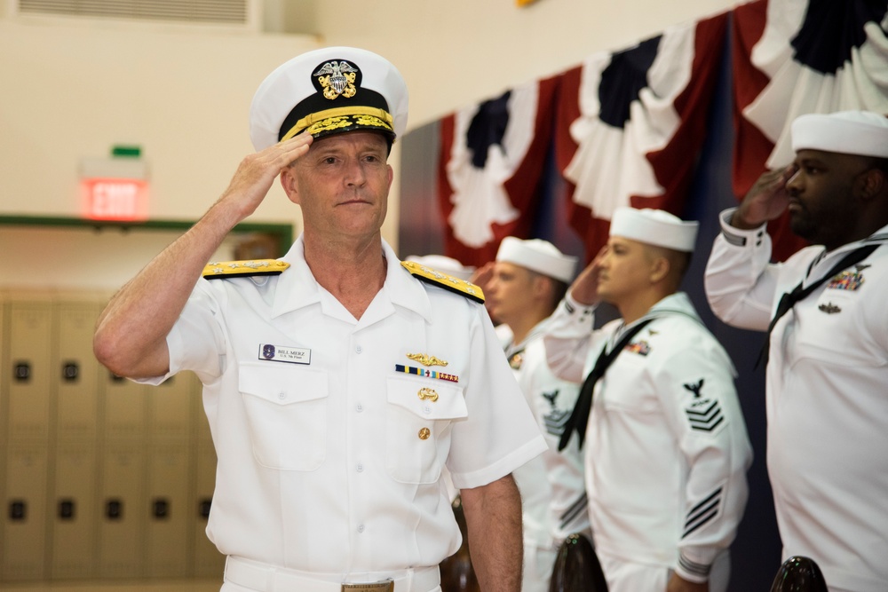 Joint Region Marianas Hosts Change of Command Ceremony;  Bids Farewell to Rear Adm. Menoni and Welcomes Rear Adm. Nicholson