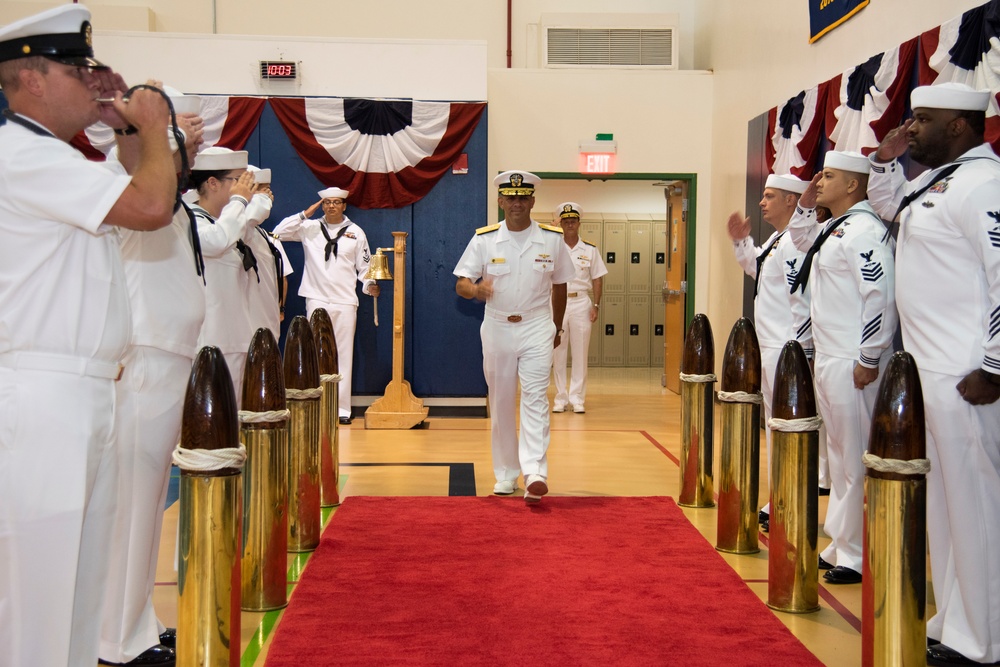 Joint Region Marianas Hosts Change of Command Ceremony;  Bids Farewell to Rear Adm. Menoni and Welcomes Rear Adm. Nicholson