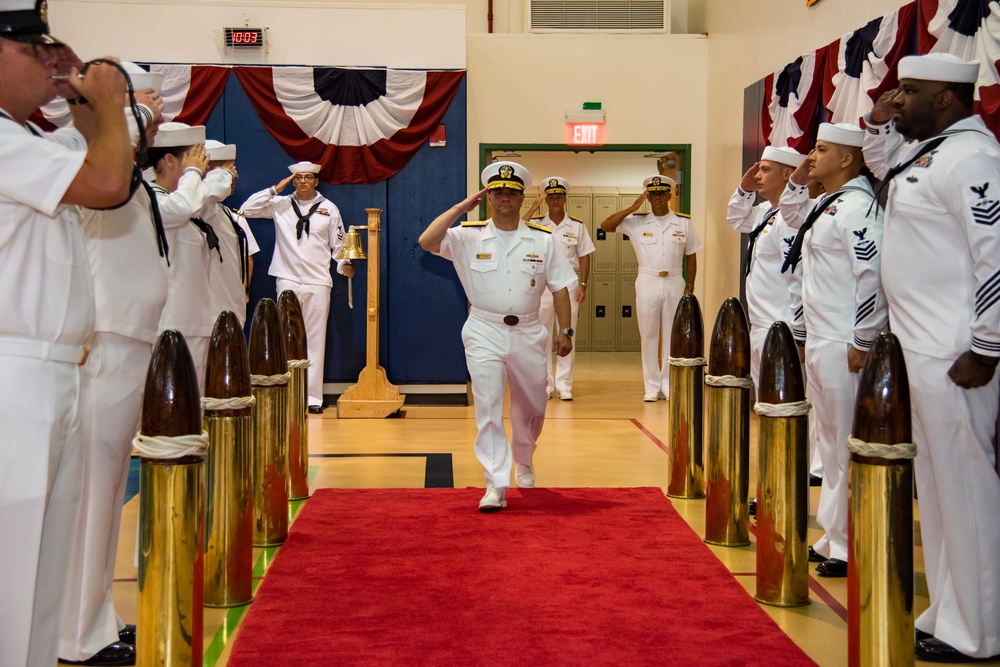 Joint Region Marianas Hosts Change of Command Ceremony;  Bids Farewell to Rear Adm. Menoni and Welcomes Rear Adm. Nicholson