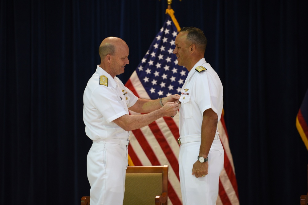 Joint Region Marianas Hosts Change of Command Ceremony;  Bids Farewell to Rear Adm. Menoni and Welcomes Rear Adm. Nicholson