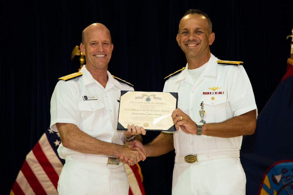 Joint Region Marianas Hosts Change of Command Ceremony;  Bids Farewell to Rear Adm. Menoni and Welcomes Rear Adm. Nicholson