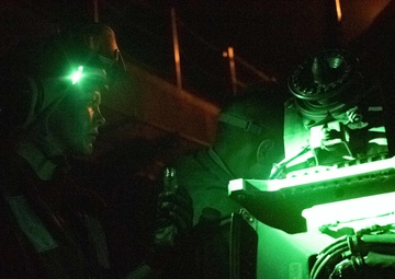HSC-25 Sailors Conduct Night Ops Aboard USS America (LHA 6)