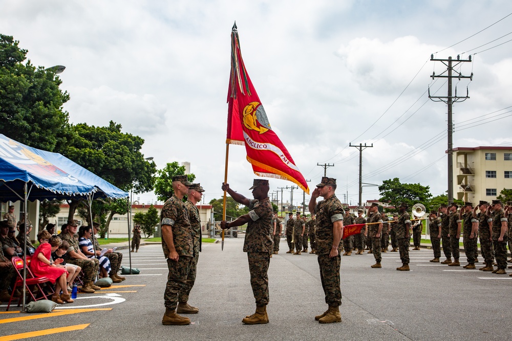 5th ANGLICO change of command ceremony
