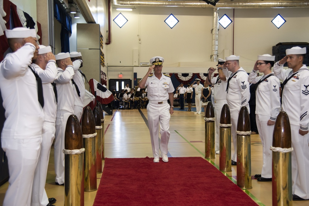 Joint Region Marianas Hosts Change of Command Ceremony;  Bids Farewell to Rear Adm. Menoni and Welcomes Rear Adm. Nicholson